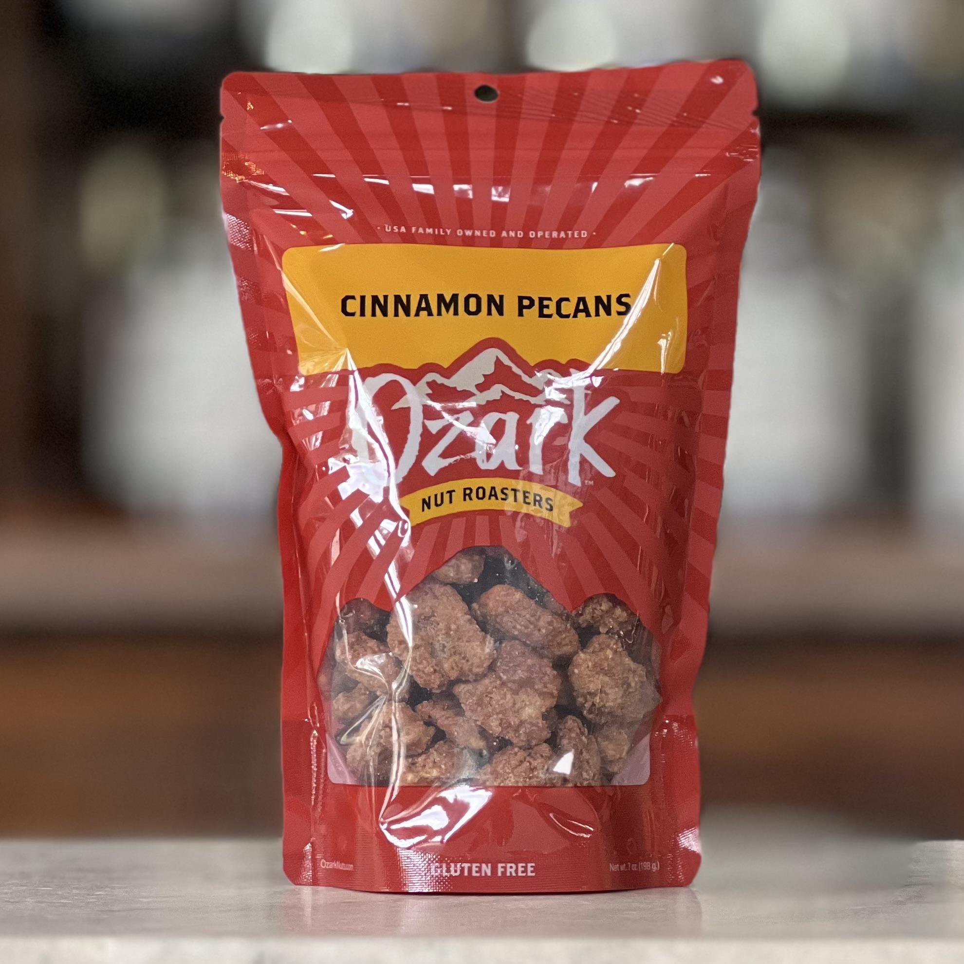 Ozark Nuts - Cinnamon Pecans – The Green Corner Store