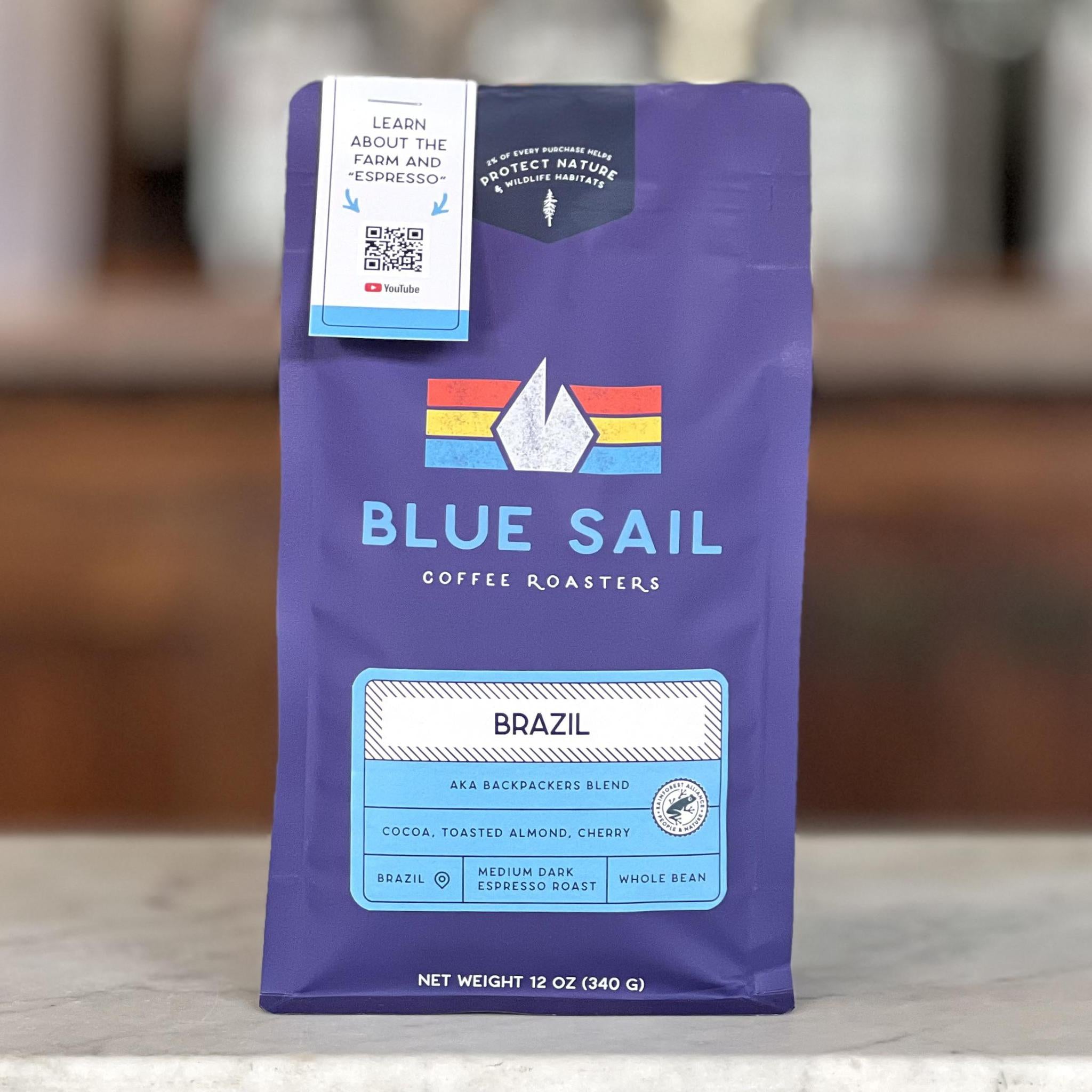 Blue Sail Coffee - Brazil (form. Backpacker) 12 oz