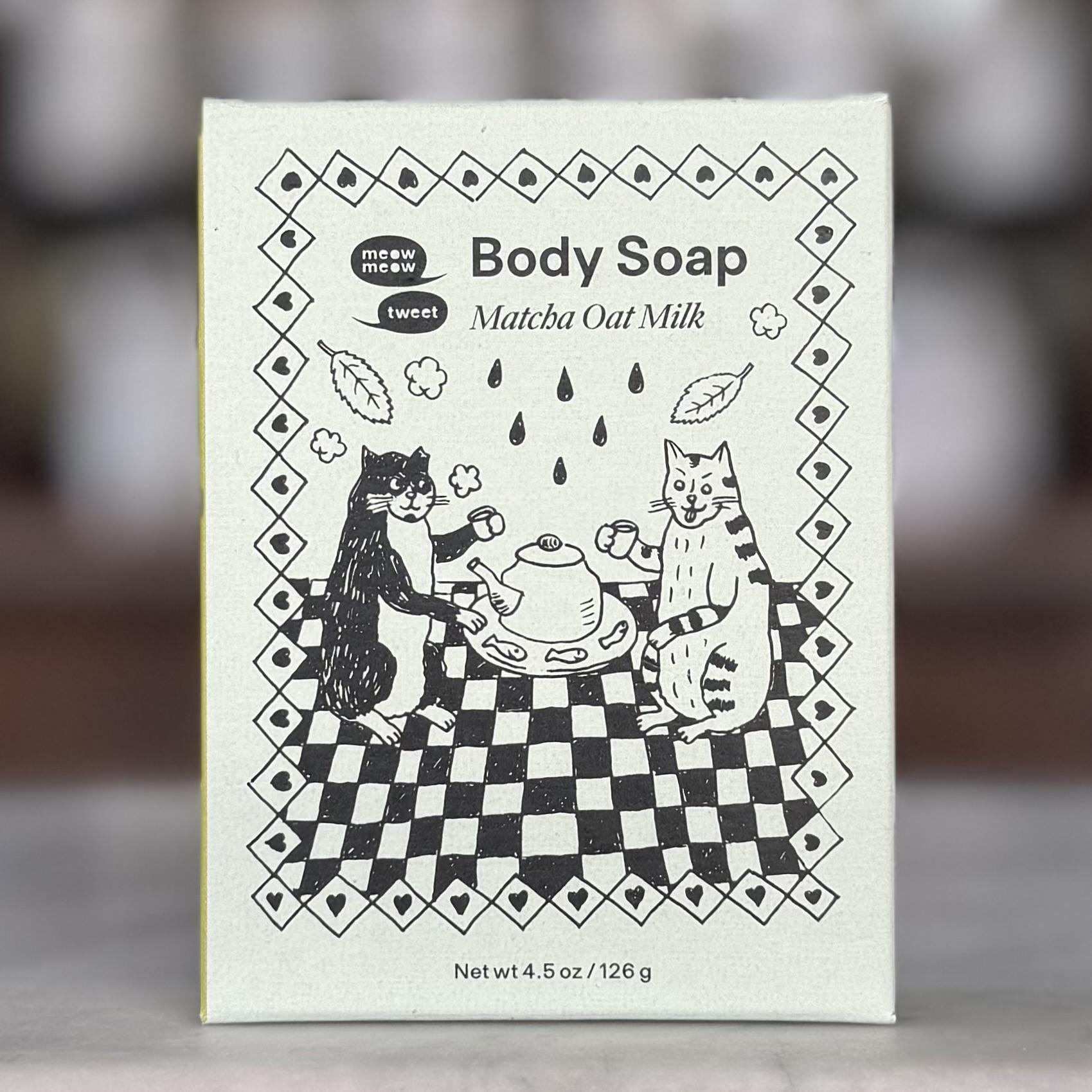 Meow Meow Tweet - Matcha Oat Milk Body Soap