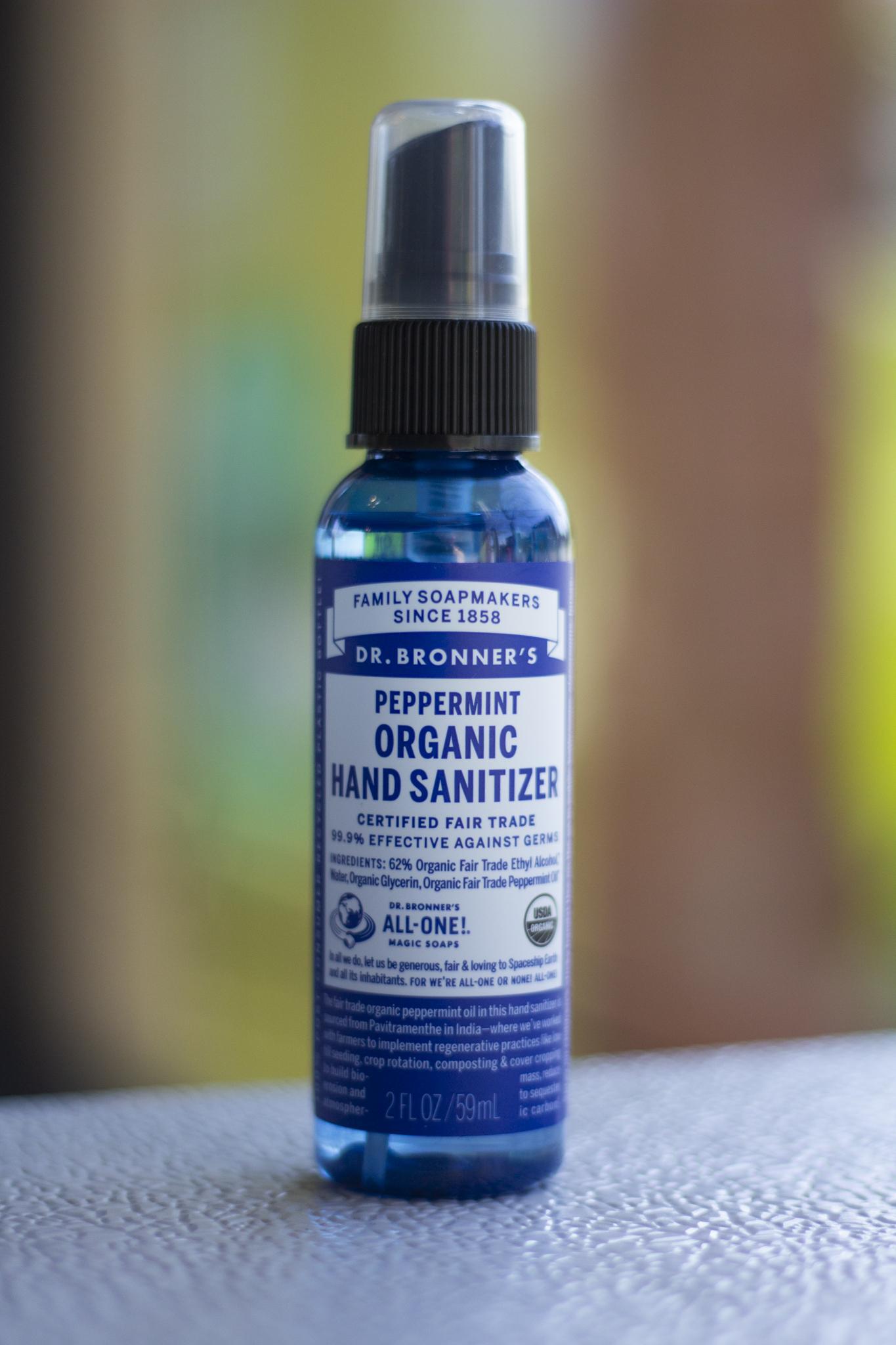 Dr. Bronner's Organic Hand Sanitizer