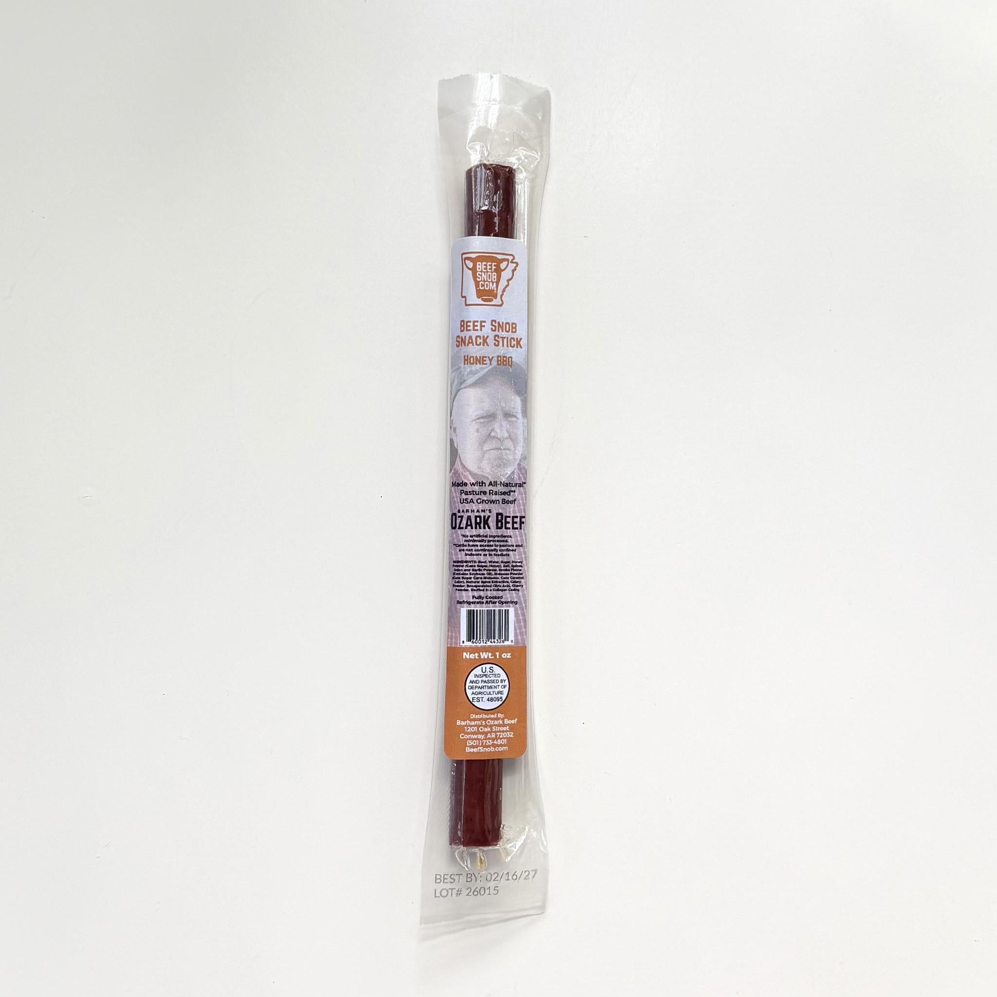 Beef Snob Snack Stick -Singles