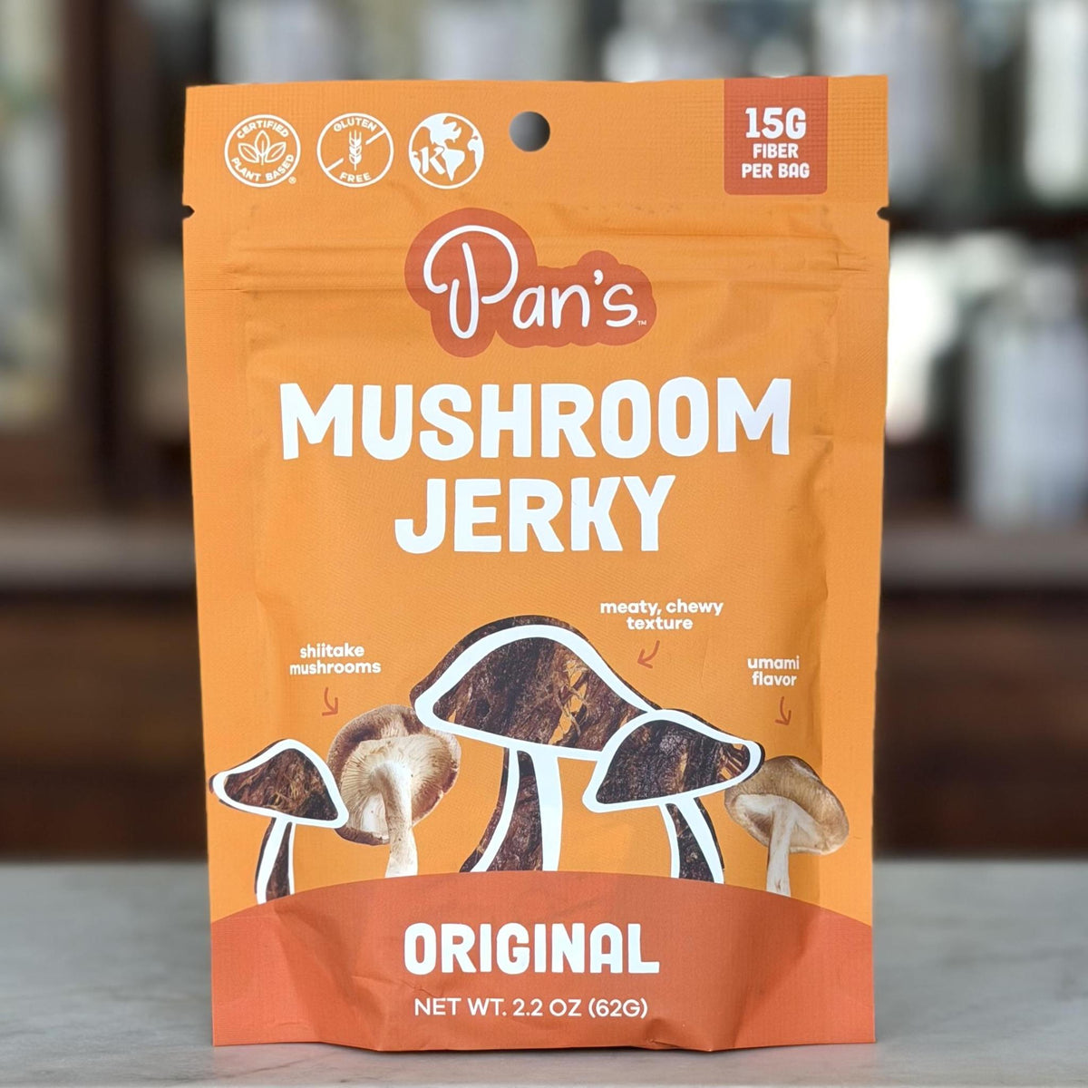 Pan's Mushroom Jerky - 2.2 oz