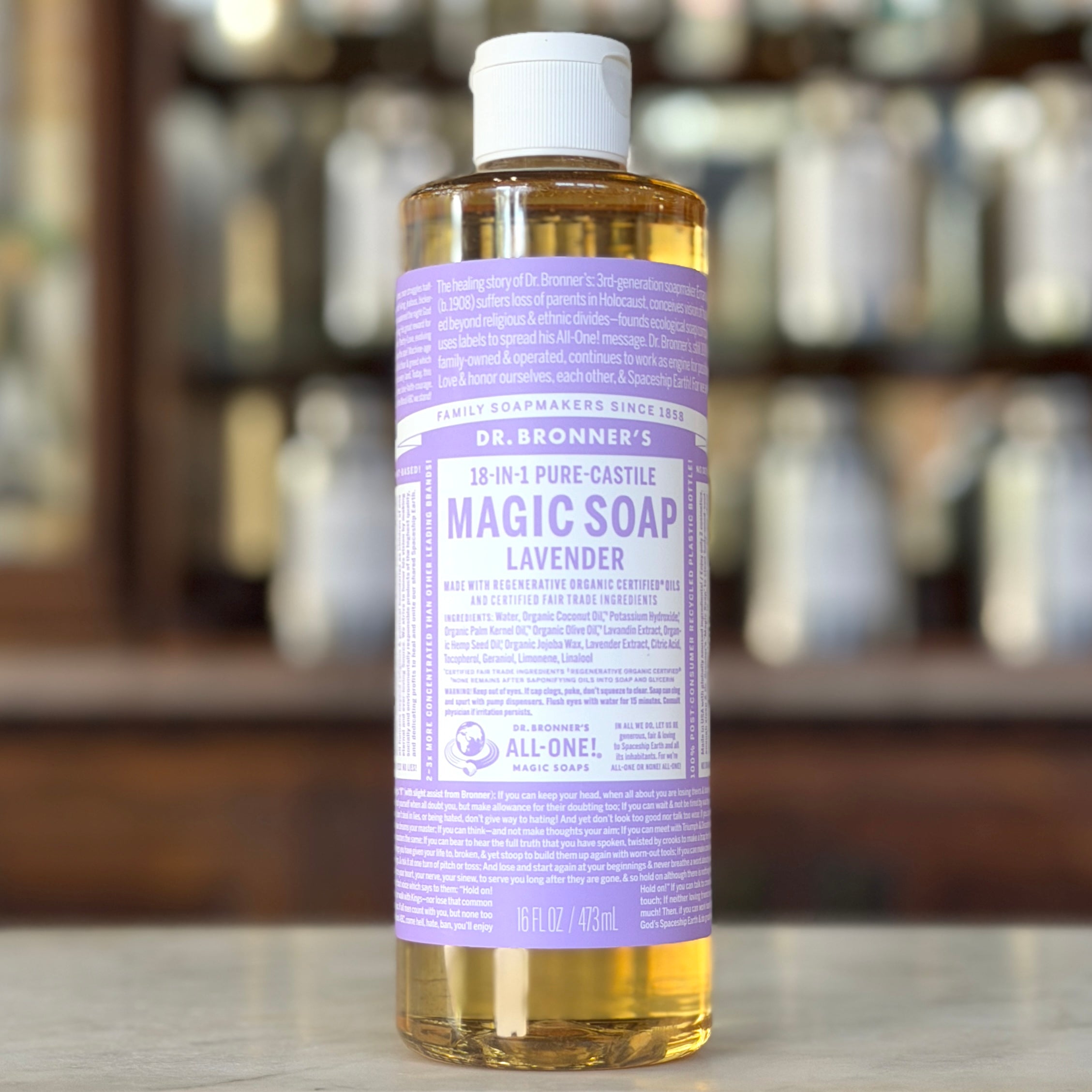 Dr. Bronner's Pure Castile Soap 16 oz