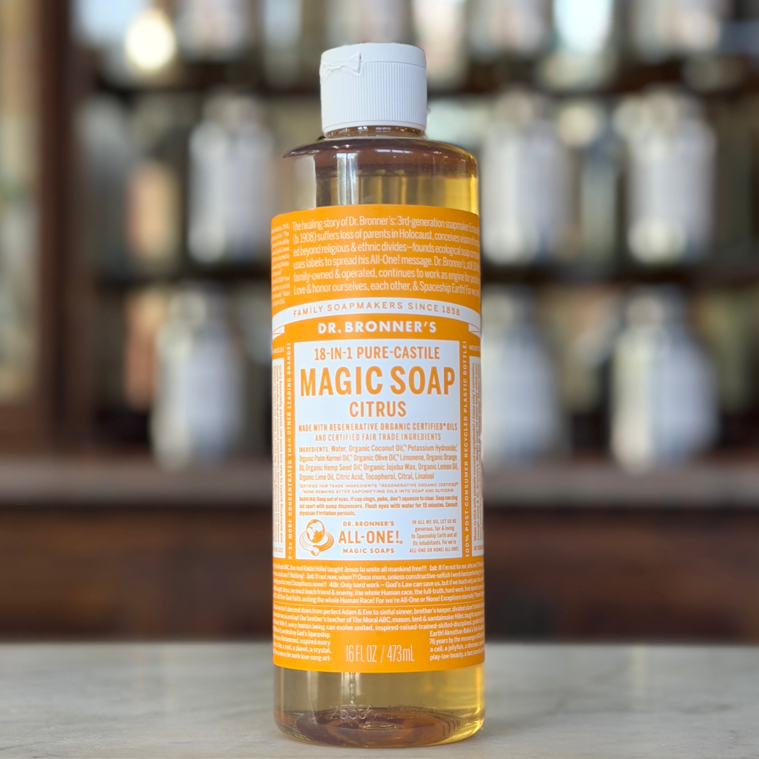 Dr. Bronner's Pure Castile Soap 16 oz