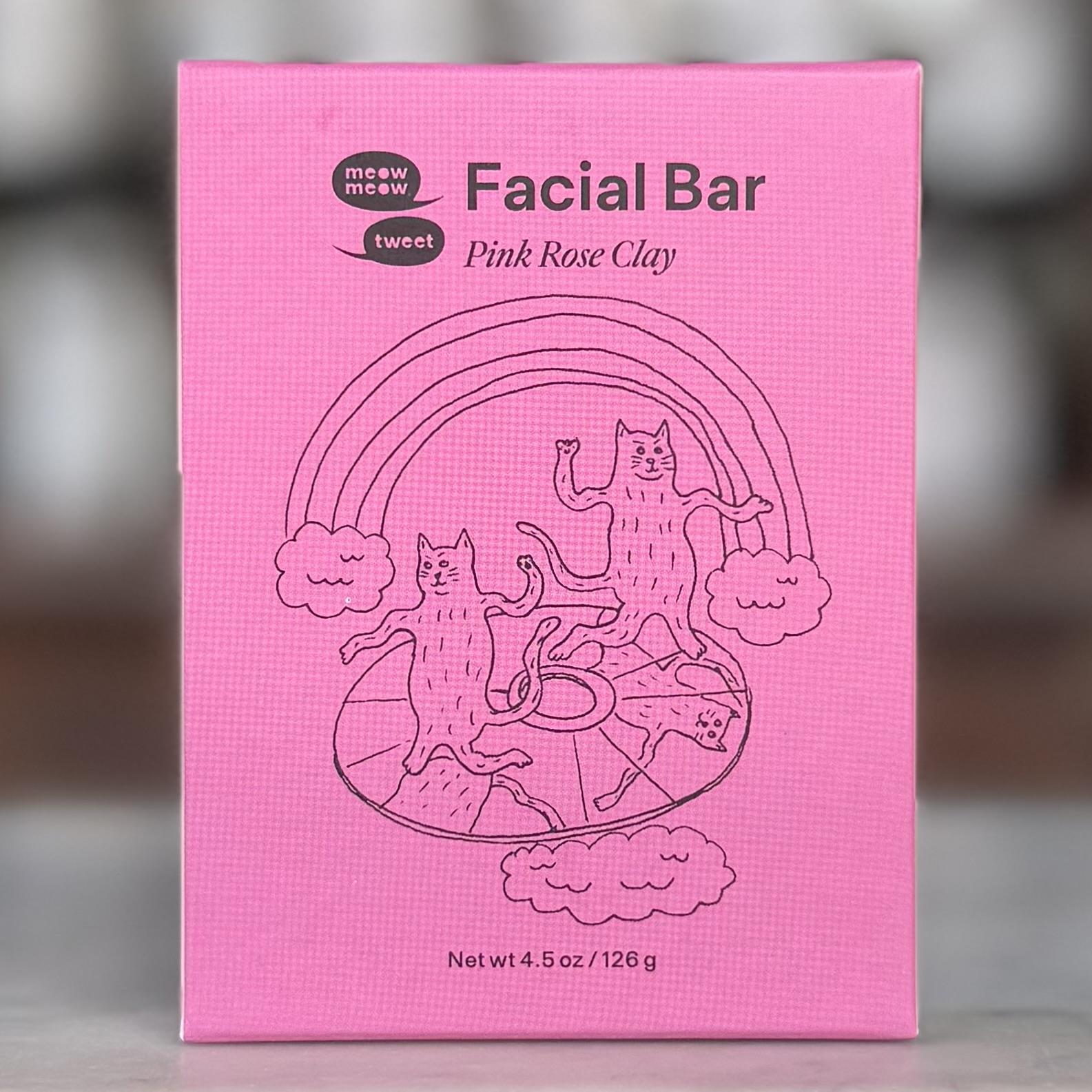 Meow Meow Tweet - Pink Rose Clay Facial Soap