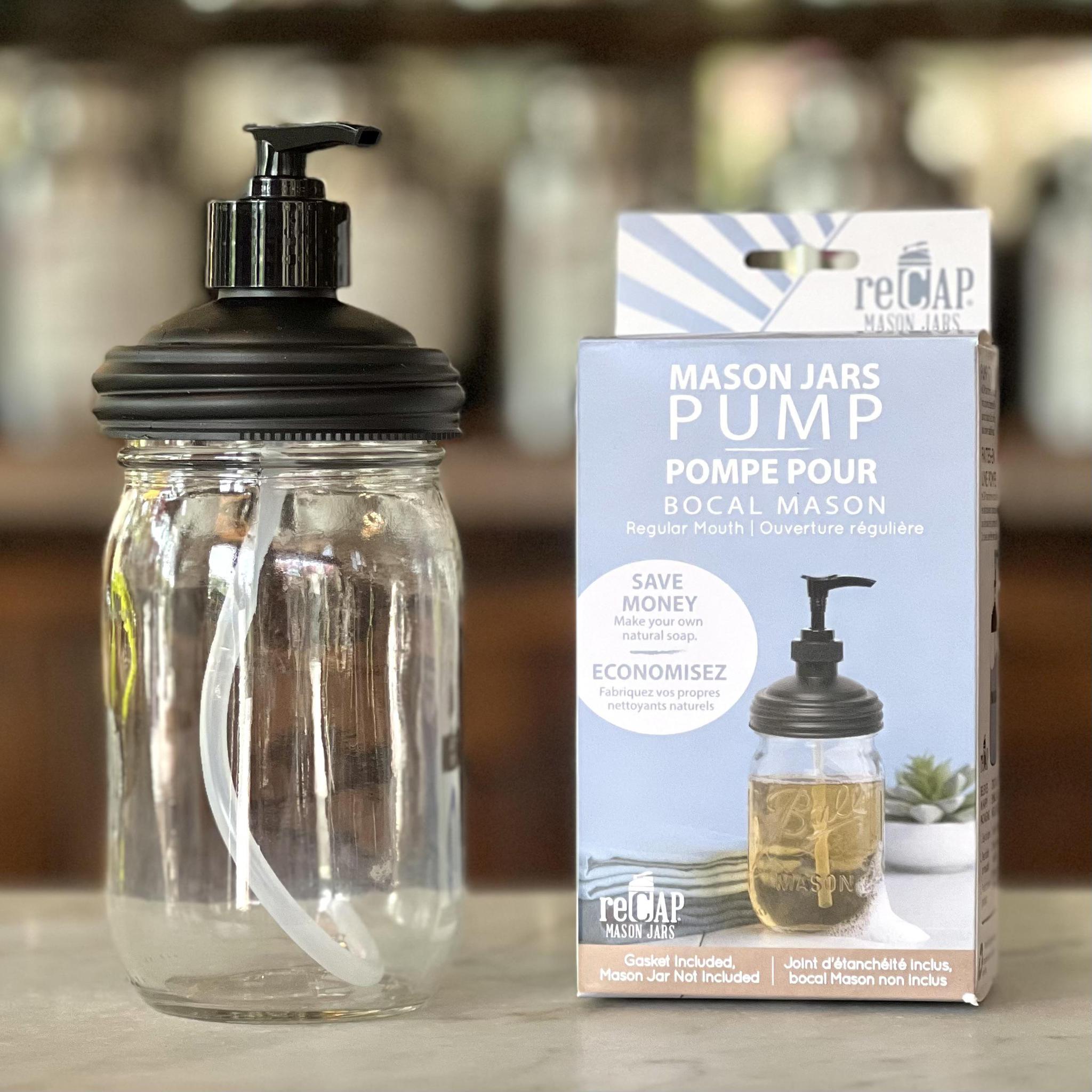 reCAP Mason Jars - Pump Dispenser