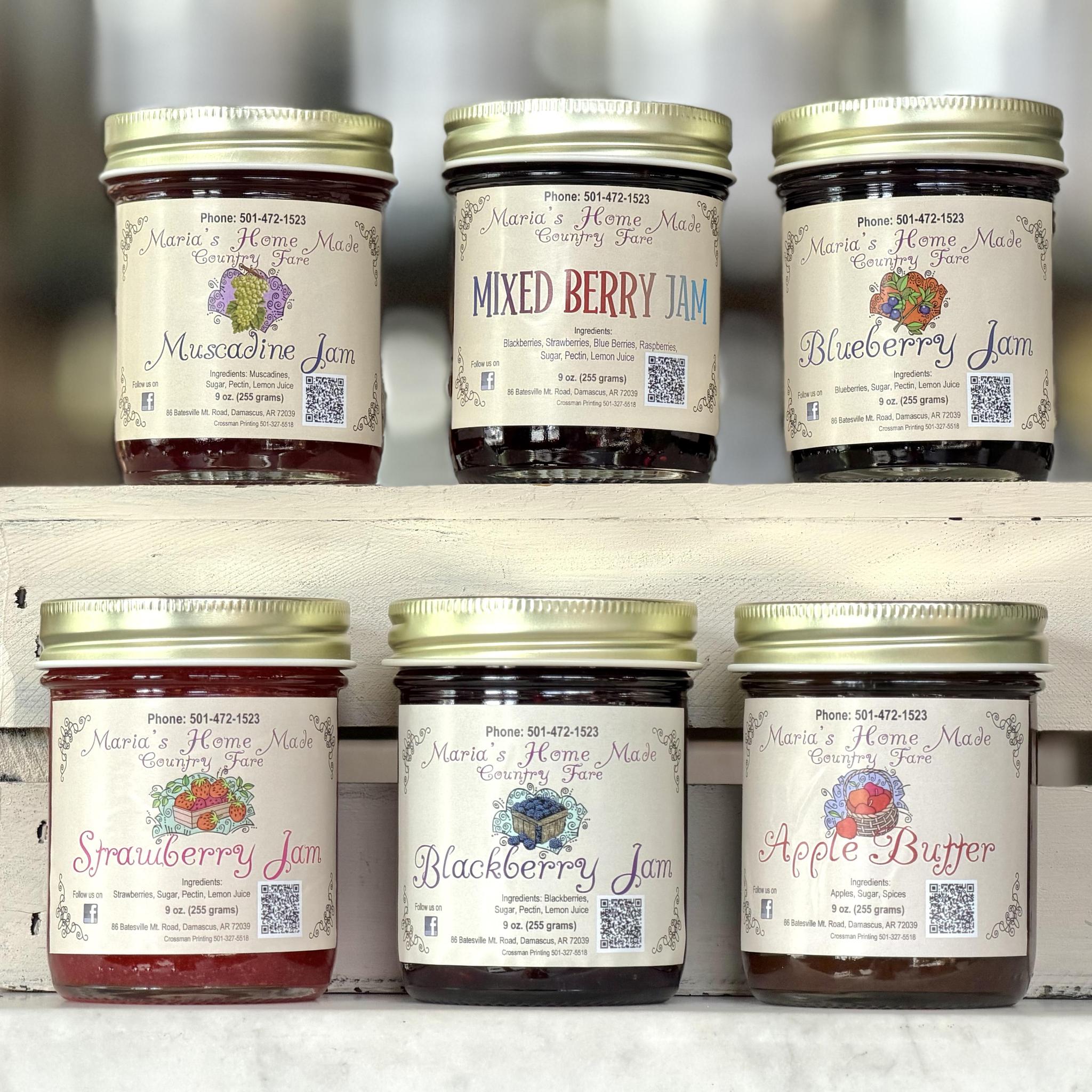Maria's Homemade Jams and Jellies